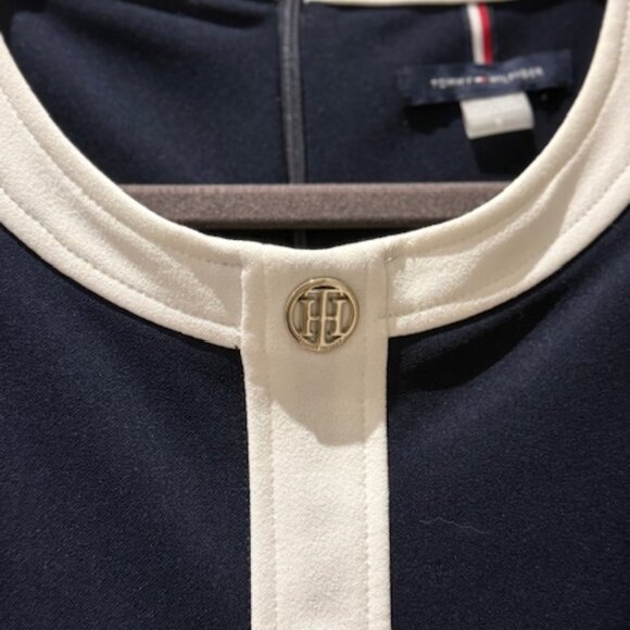 Tommy Hilfiger Mini Houndstooth Knit Dress - Picture 2 of 4